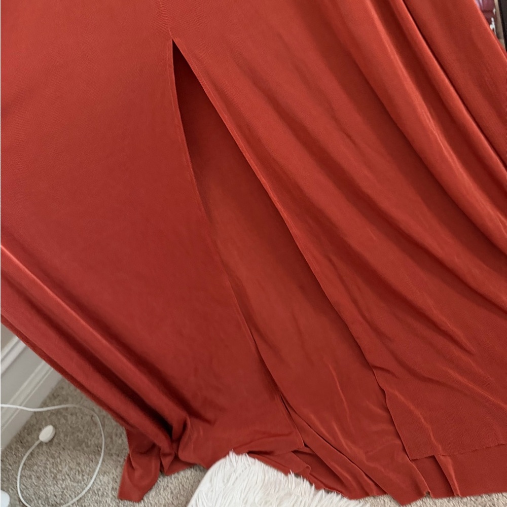 Free People Elegant Rust Maxi Dress - Picture 6 of 6